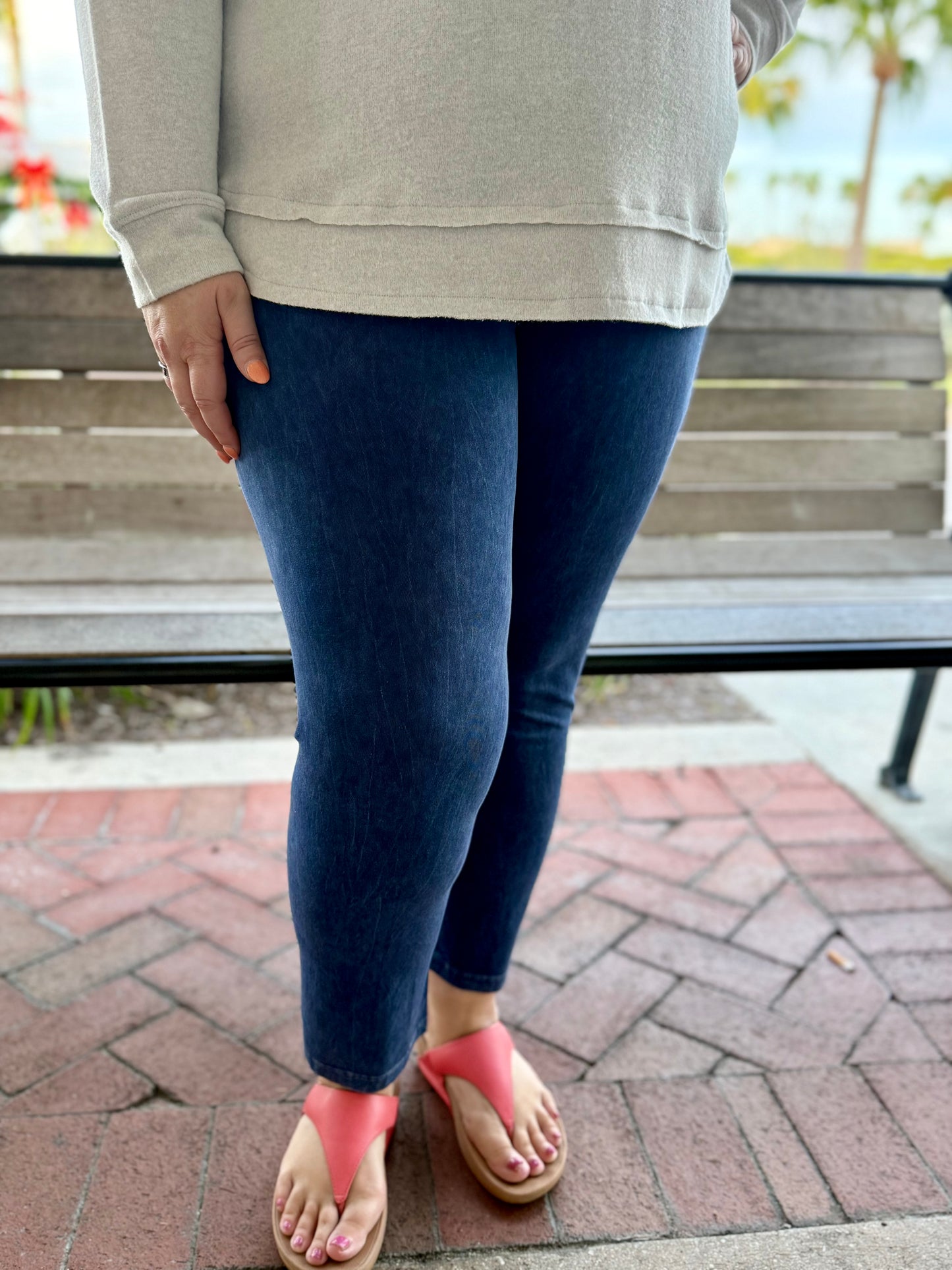 Jess & Jane M37 Cotton Capri Legging