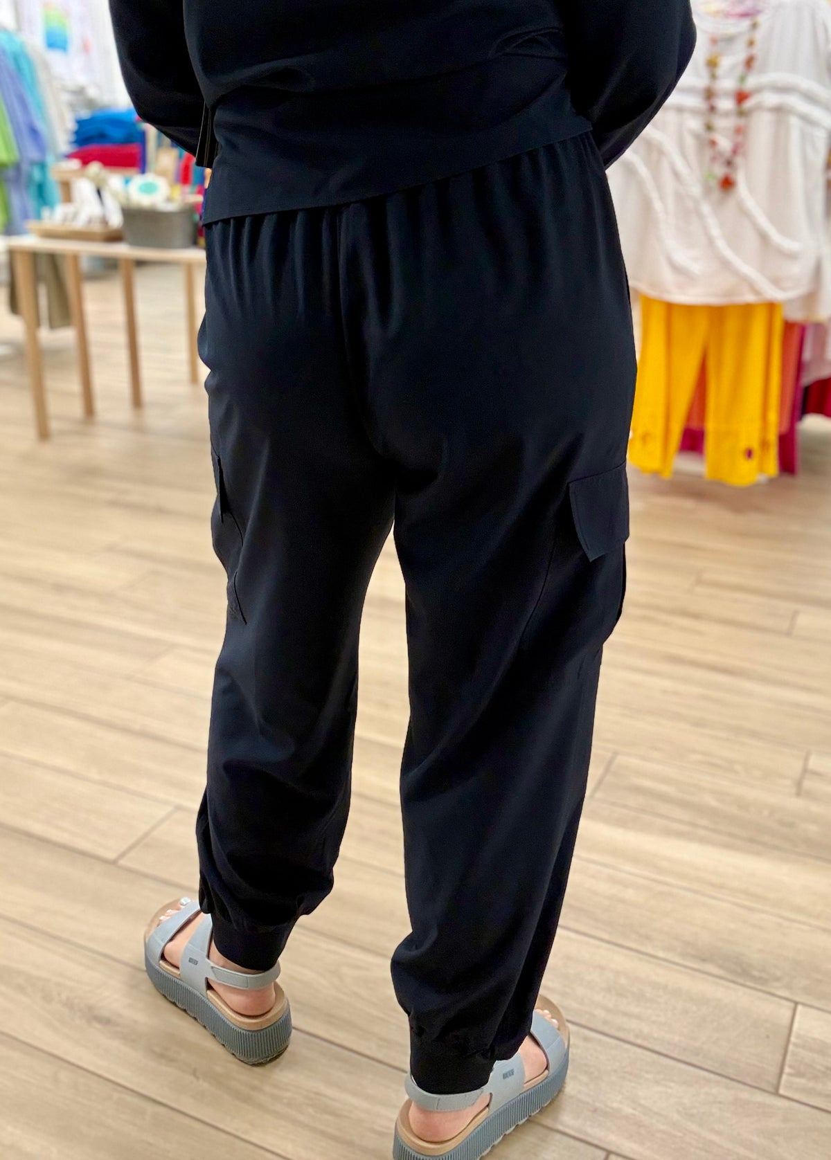 Multiples Navy Cargo Jogger Pant