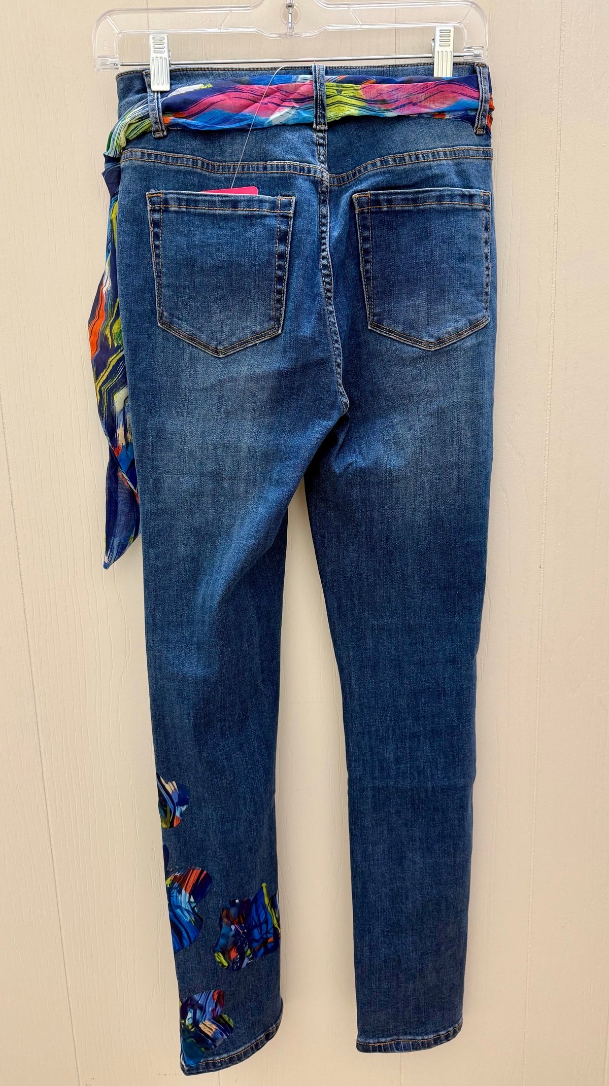 Claire DesJardins Full Bloom Print Jean