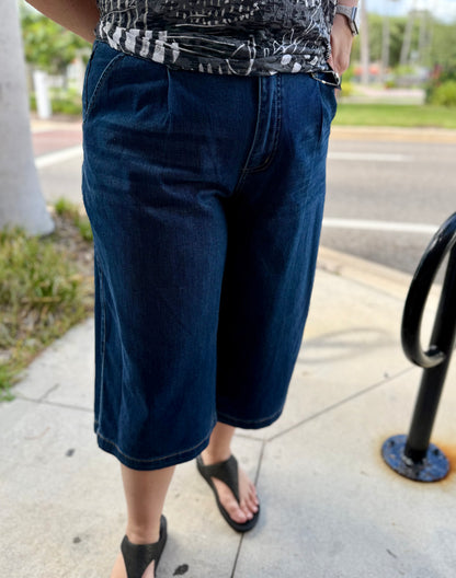 FDJ 2434843 Crop Denim Gaucho