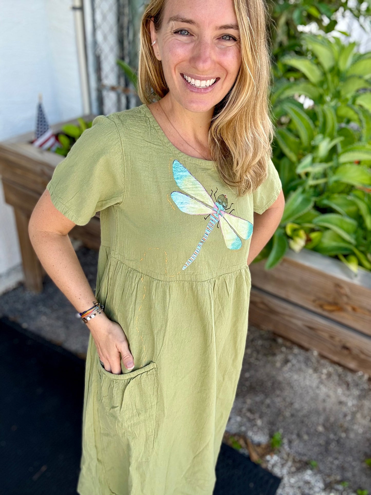 MoMo 0909 Painted Dragonfly Dress