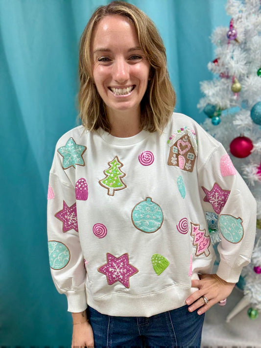 Mary Square Millie Gingerbread Sweatshirt