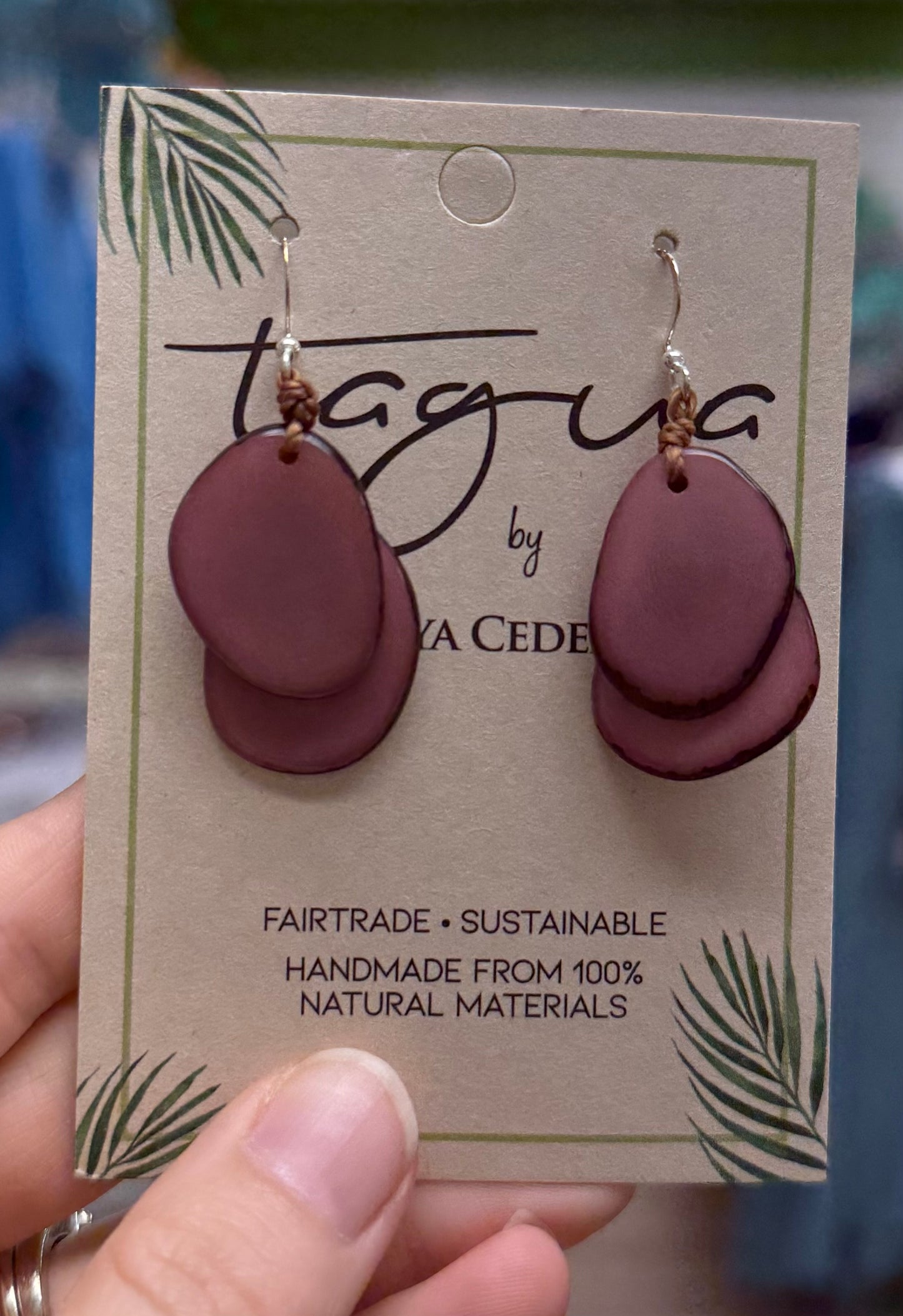 Tagua Fiesta Earring