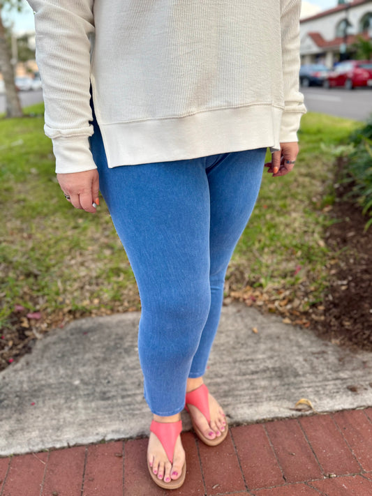 Jess & Jane M37 Cotton Capri Legging