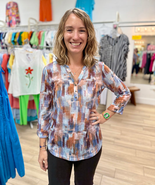 FDJ 3771451 Rookery Print Top