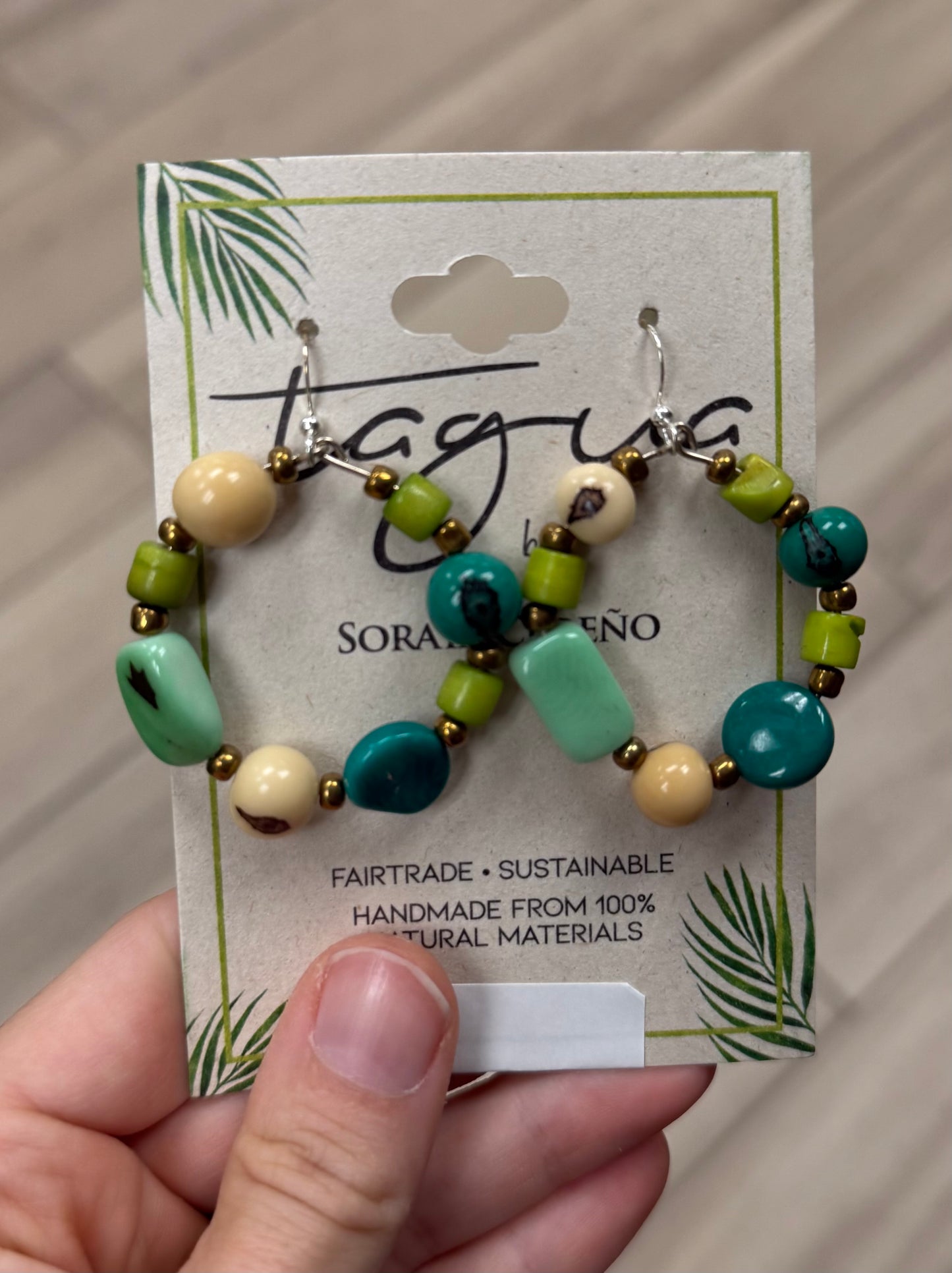Tagua Candela Earring