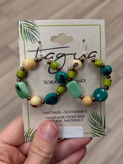 Tagua Candela Earring