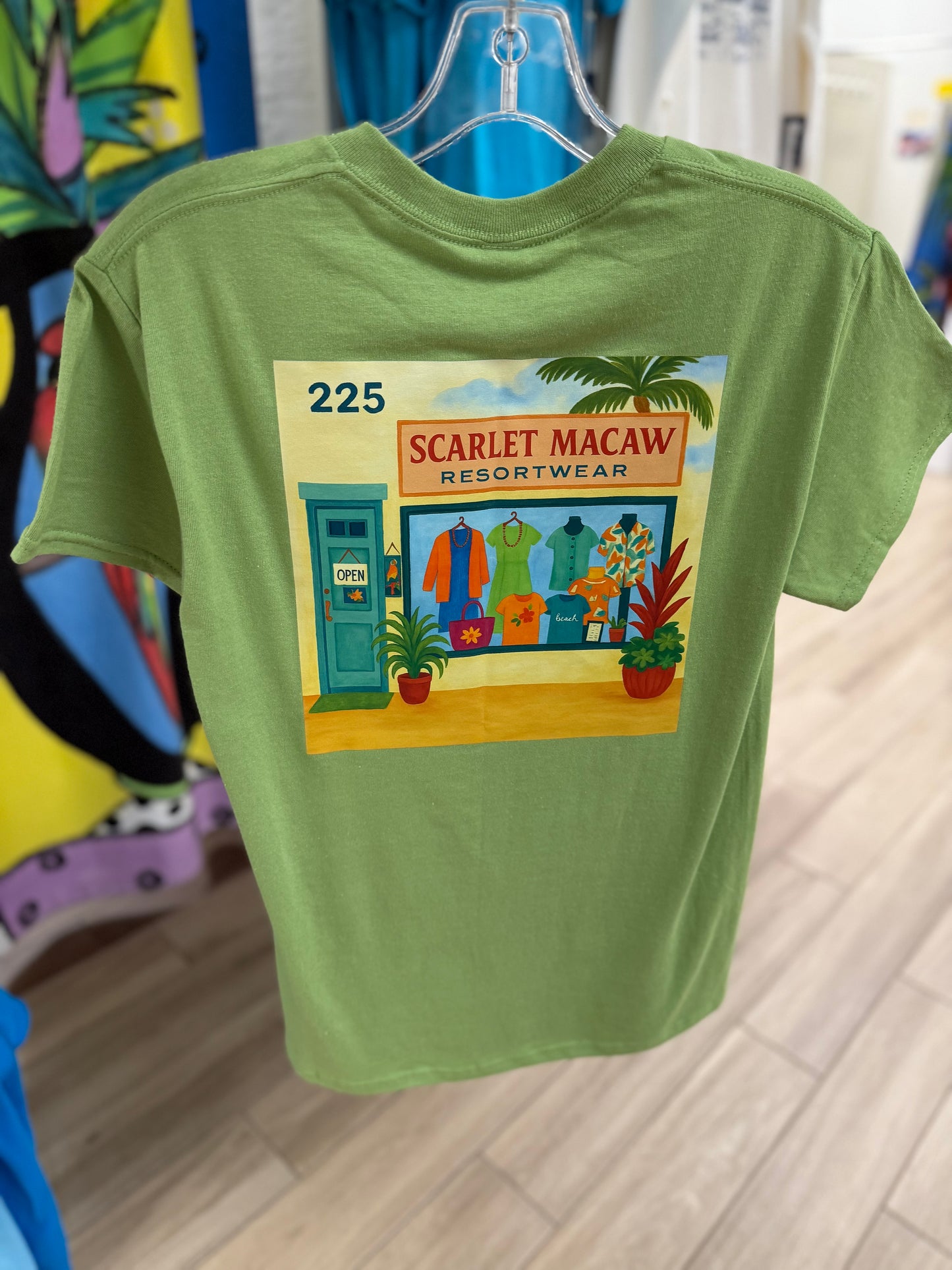 Scarlet Macaw Logo Tee Top