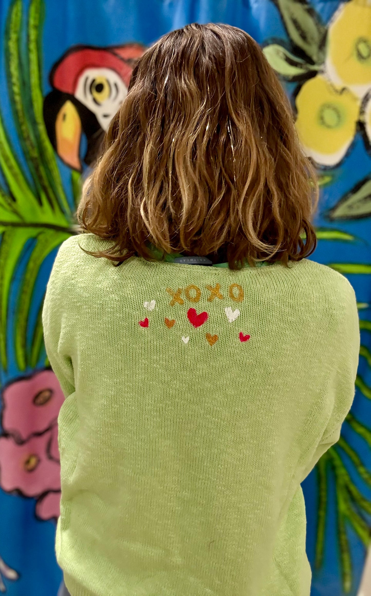 LisaLou Painted Hearts Sweater
