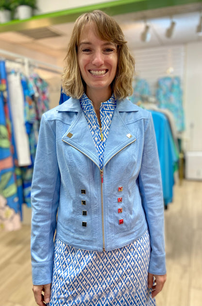 Insight NY BCJ2647DA Powder Blue Jacket