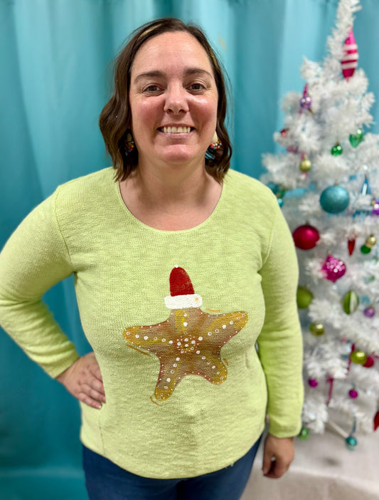 MoMo Sweater - Santa Starfish