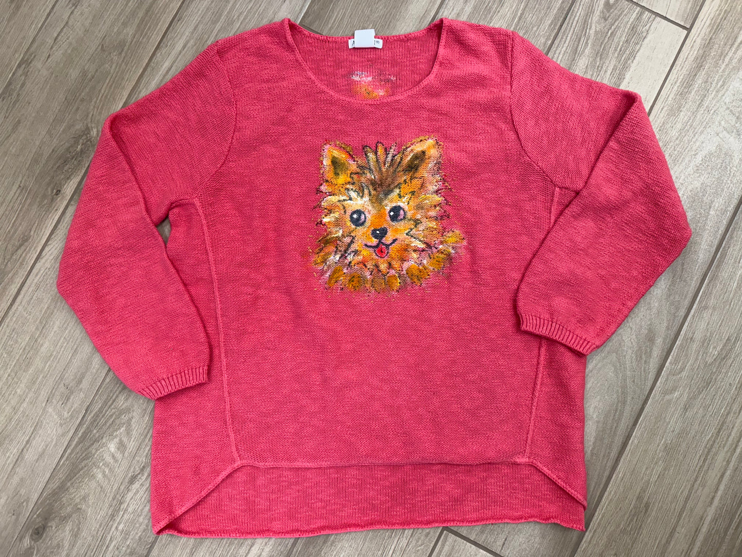 Rosamund Merrill Painted Puppy Sweater
