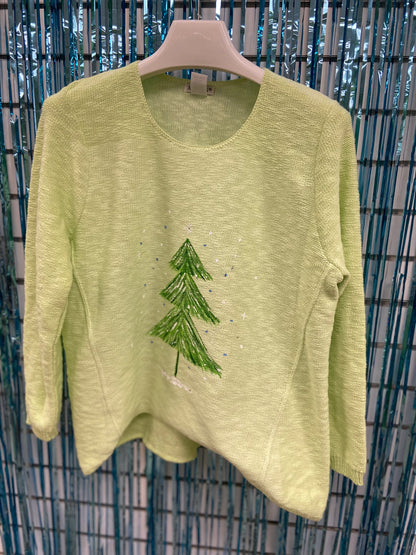 LisaLou Painted Silent Snow Sweater