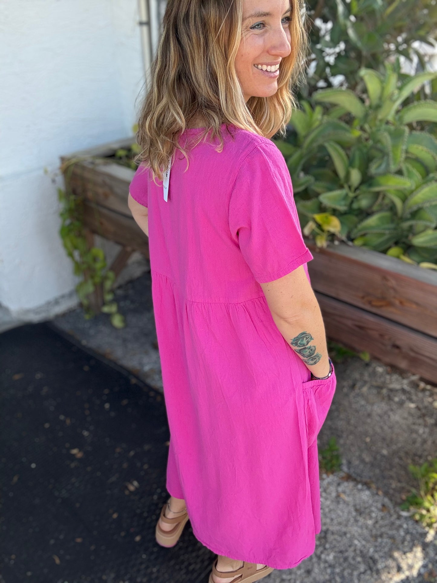 Maya Jones 0909 Midi Pocket Dress