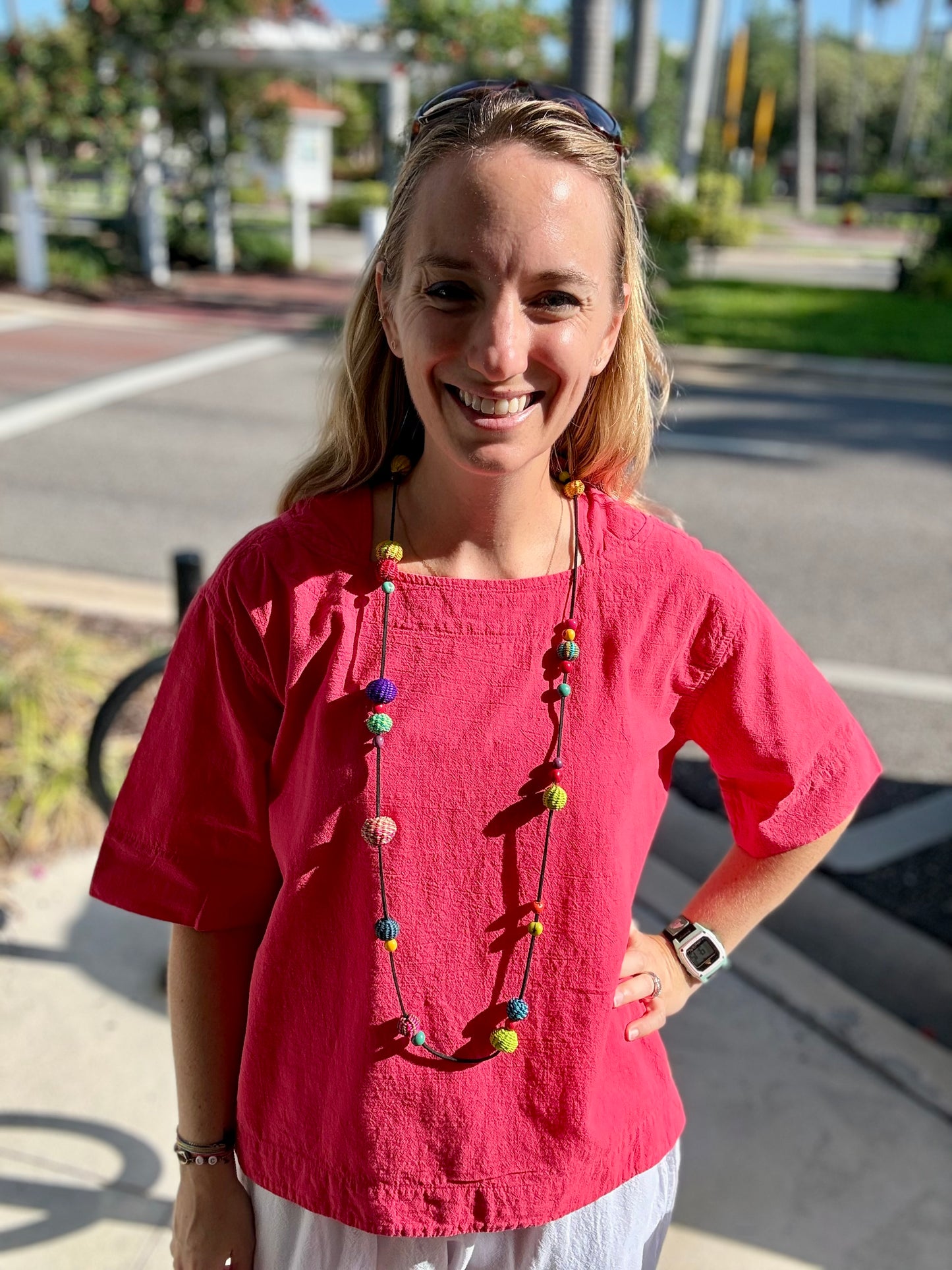 Sea Breeze 501 Side Button Top