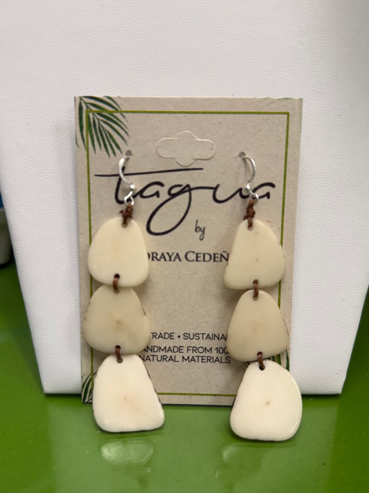 Tagua Bali Earring
