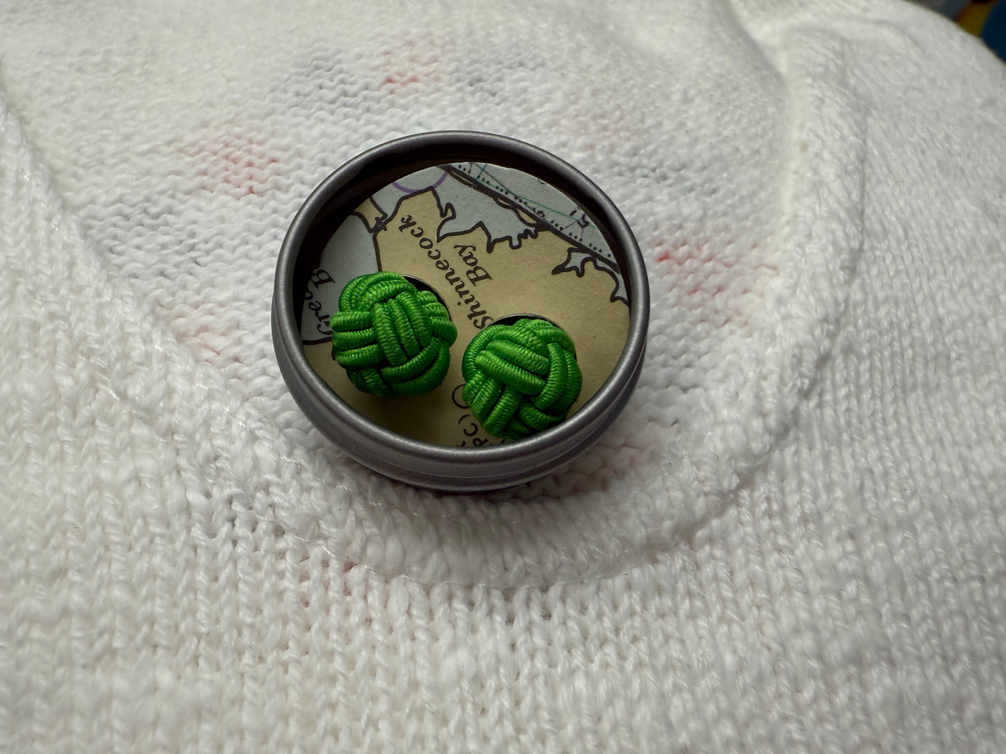 Patsy Kane Nautical Monkey Fist Earring