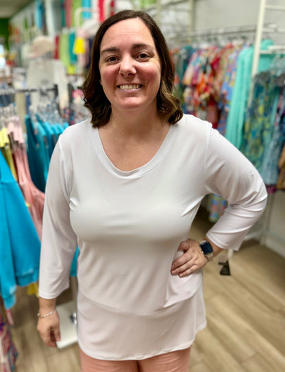 Fashque T311 Stretch Tunic Top