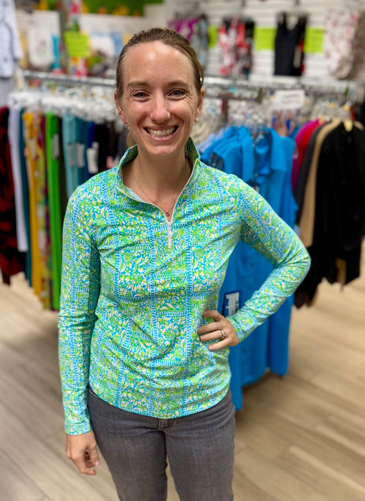 Ibkul 10000 UPF Print Top