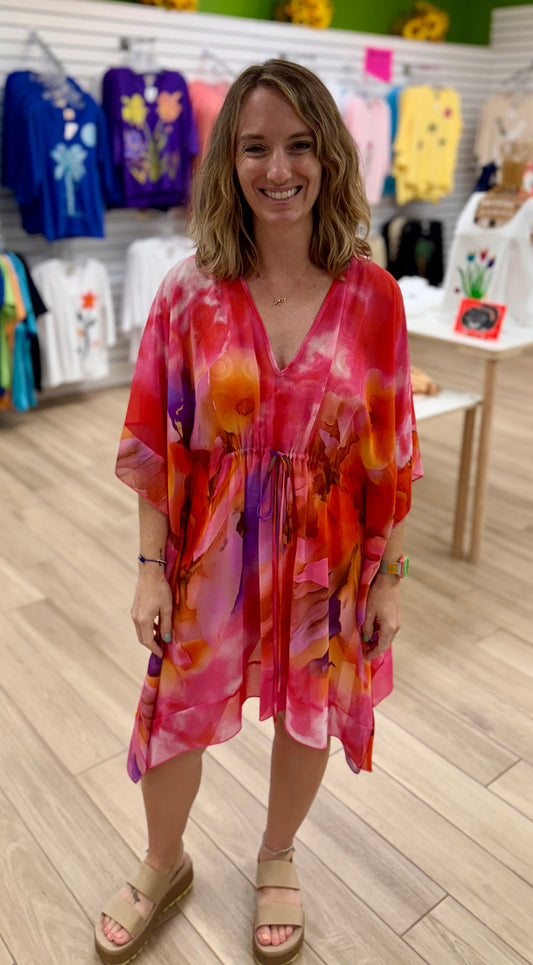 La Palapa 2010E Cinch Waist Swim Coverup