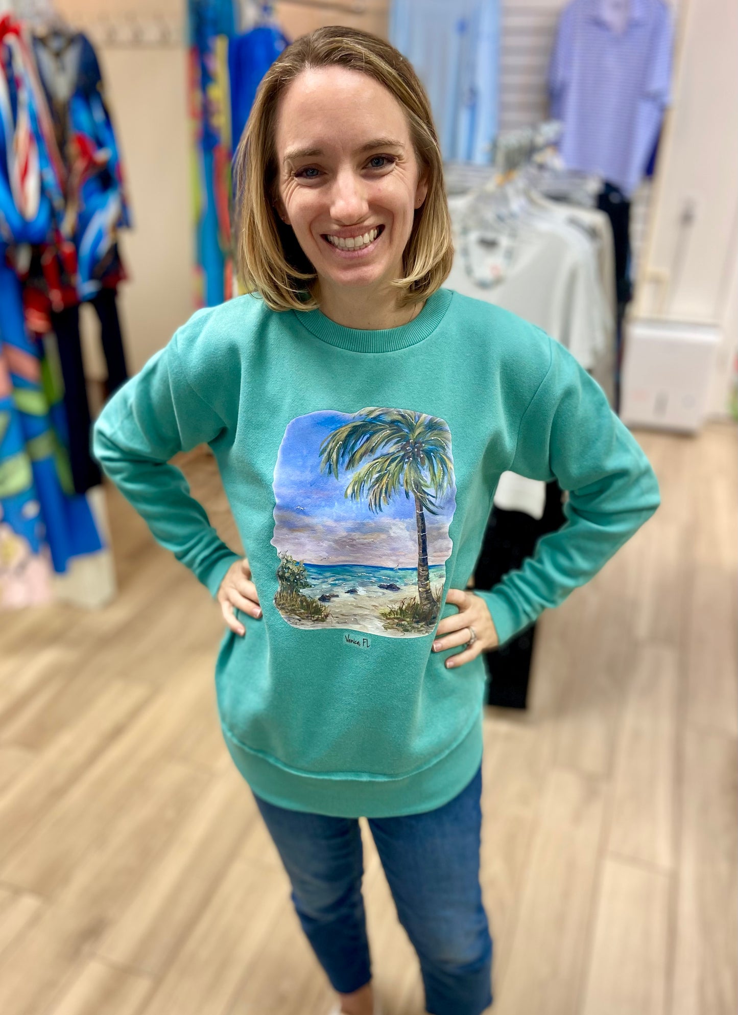 Designs Unlimited Beautiful Beach Pullover