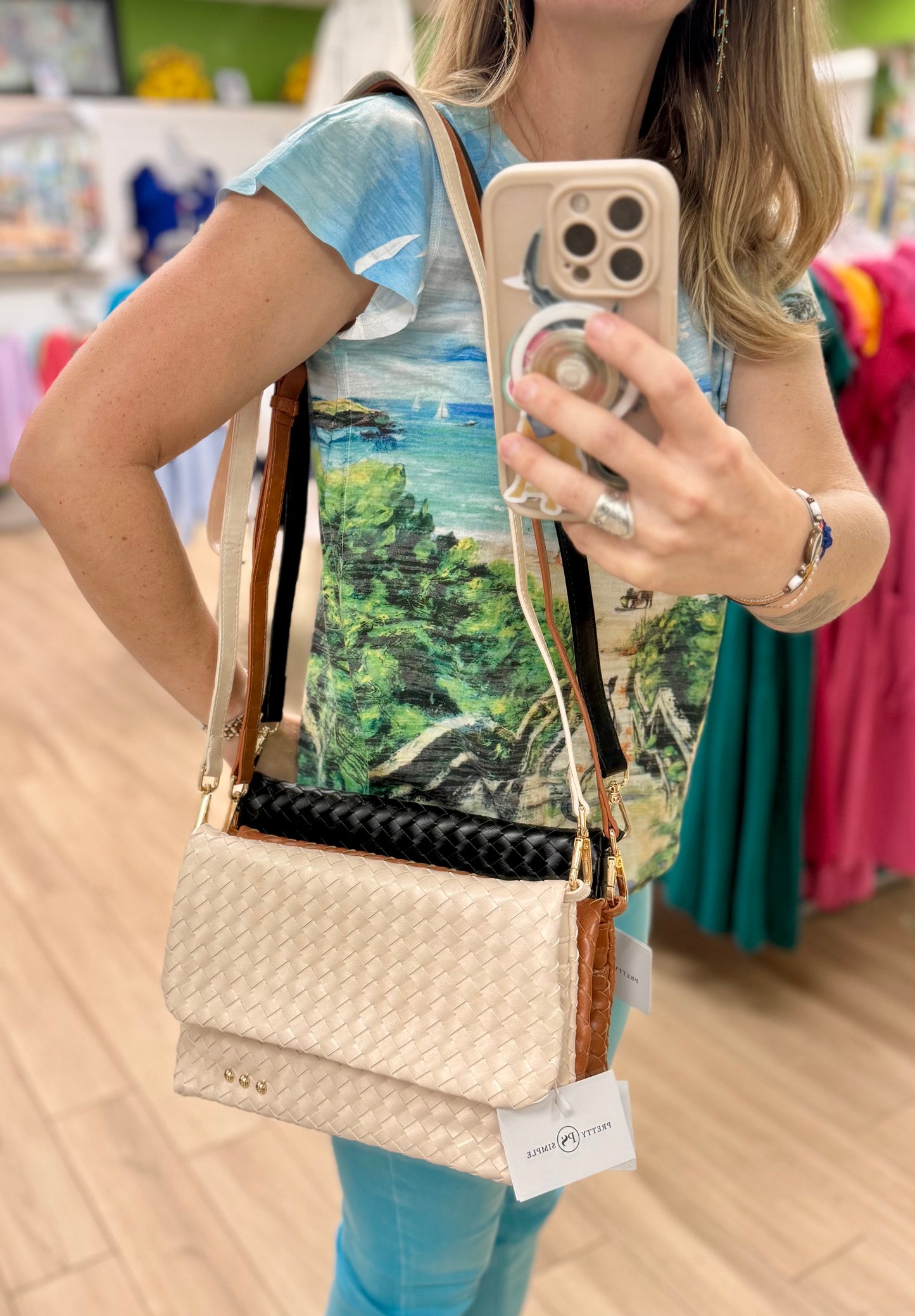 Pretty Simple Wrenlee Woven Bag