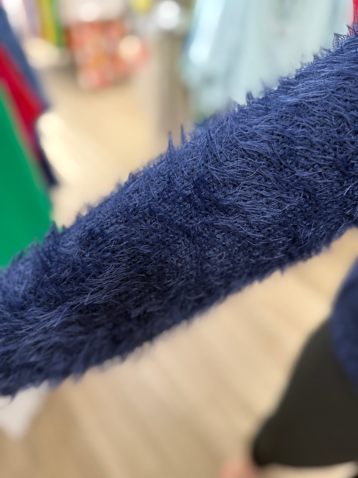 Marble 8028 Fuzzy Cardigan Sweater