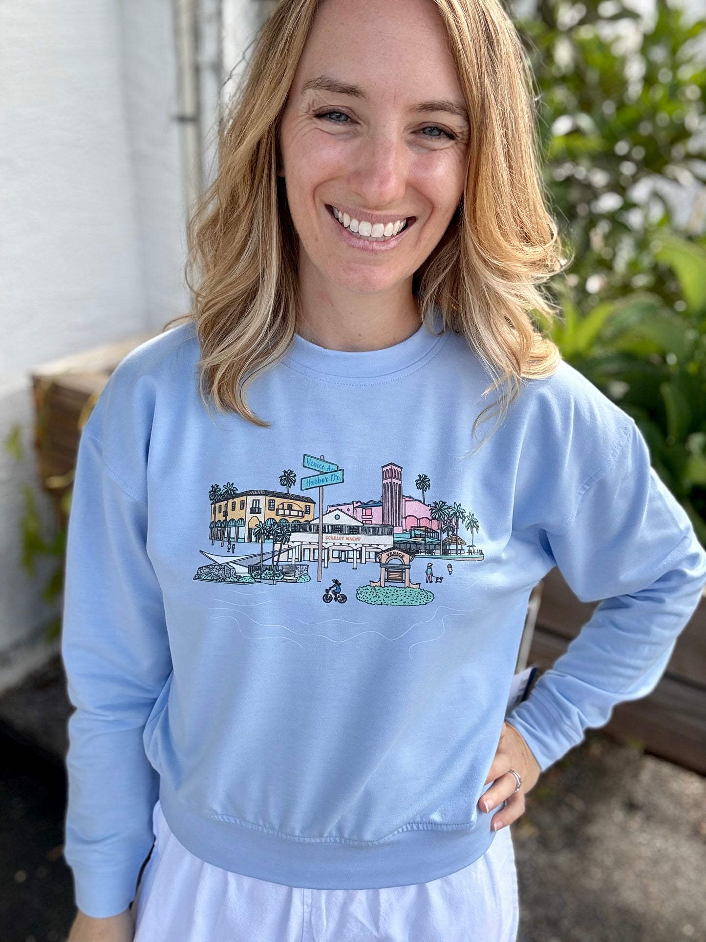 Boat House Greetings from Venice Sweatshirt