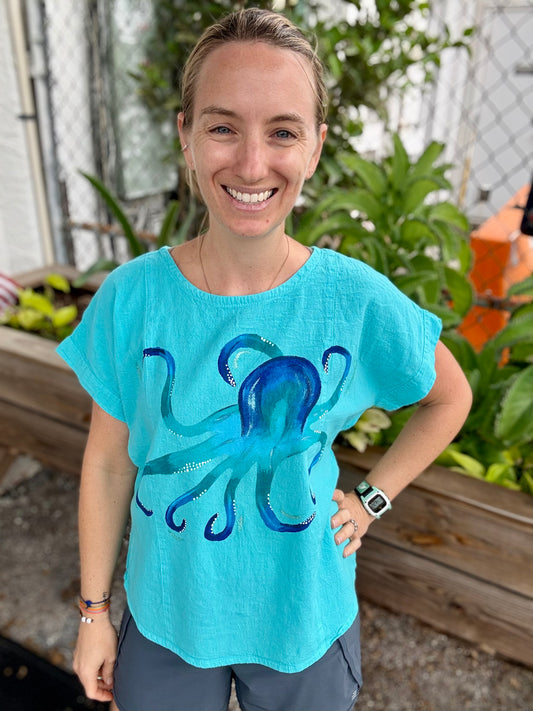 MoMo Painted Octopus Top