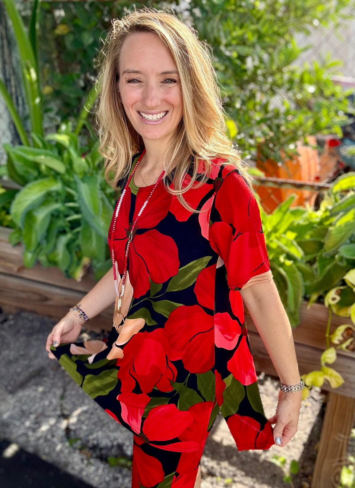Jostar Floral Flow Top