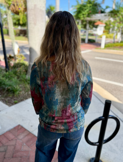 FDJ Horatio Print Top