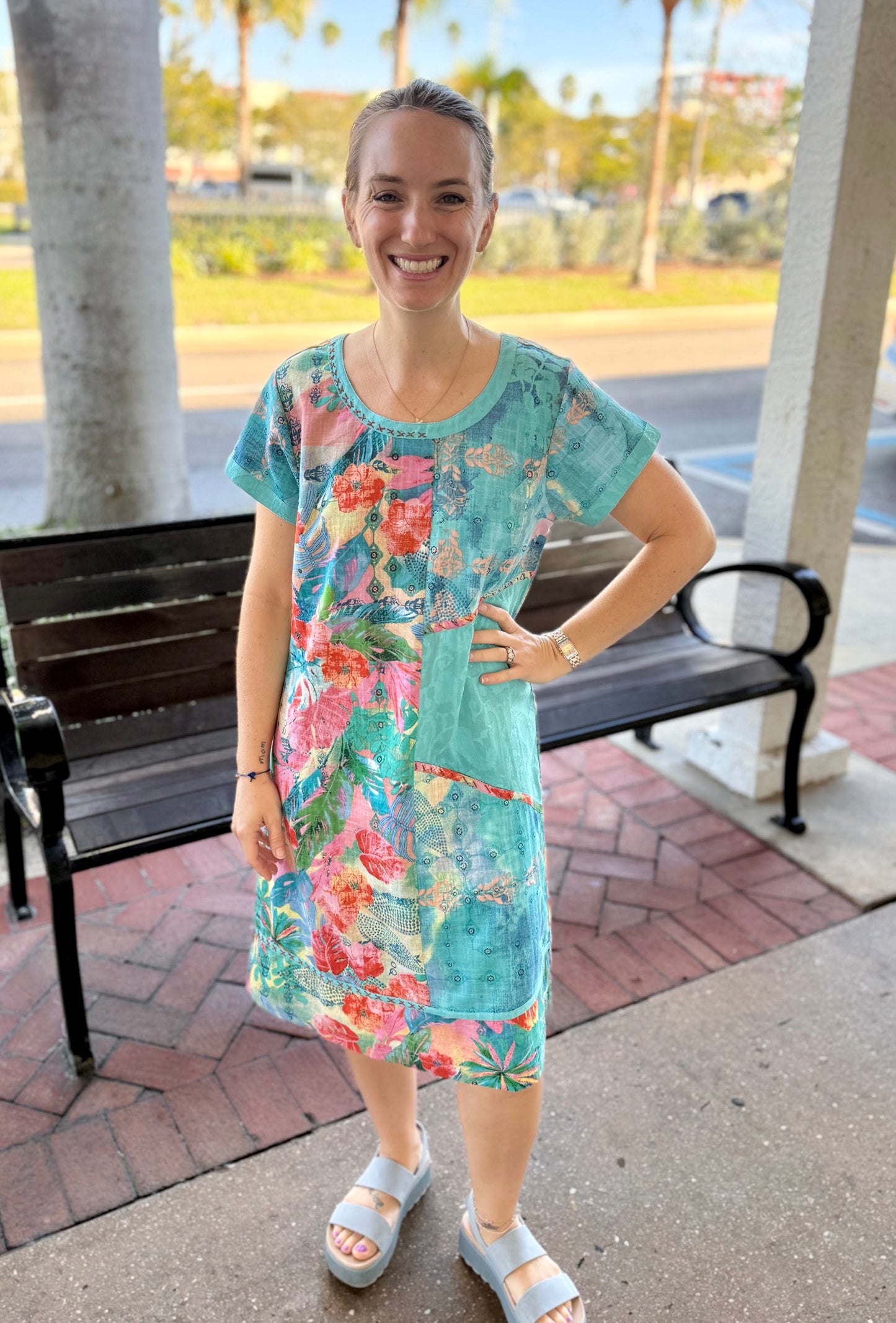 Orientique 30180 Malvinas Patch Dress