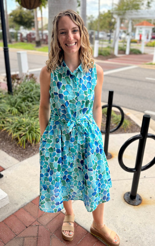 Tulip CV1260 Kristine Sea Glass Dress