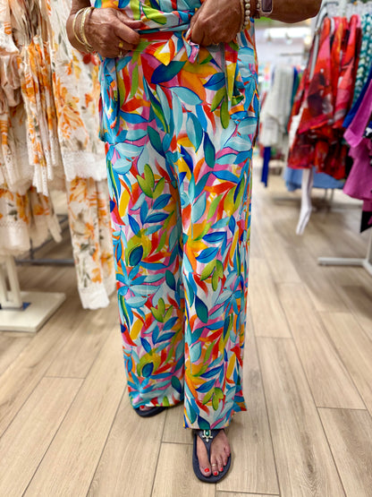 Dear Scarlett Wide Leg Print Pant