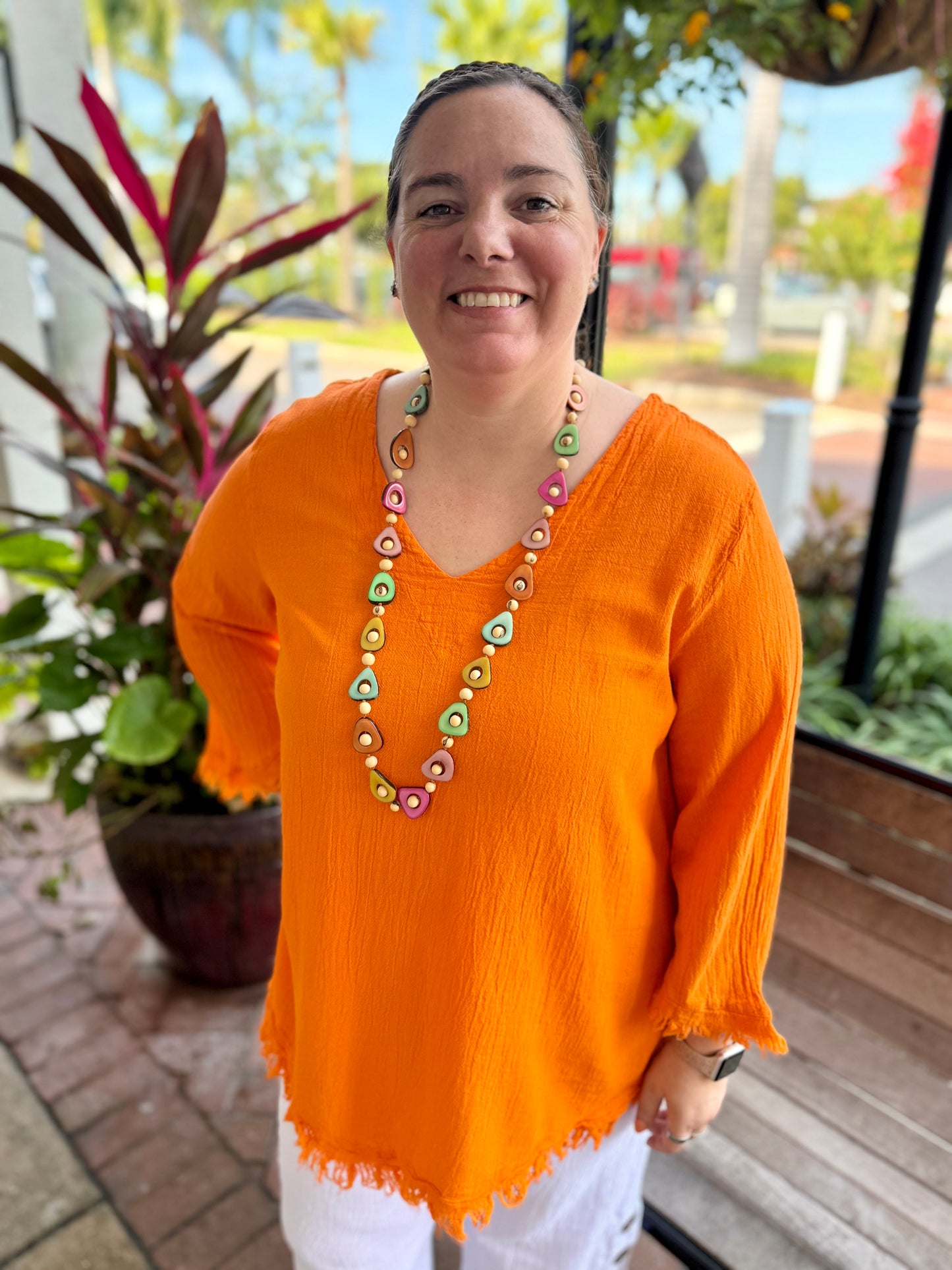 Dunes 1734 Palla Fringe Top