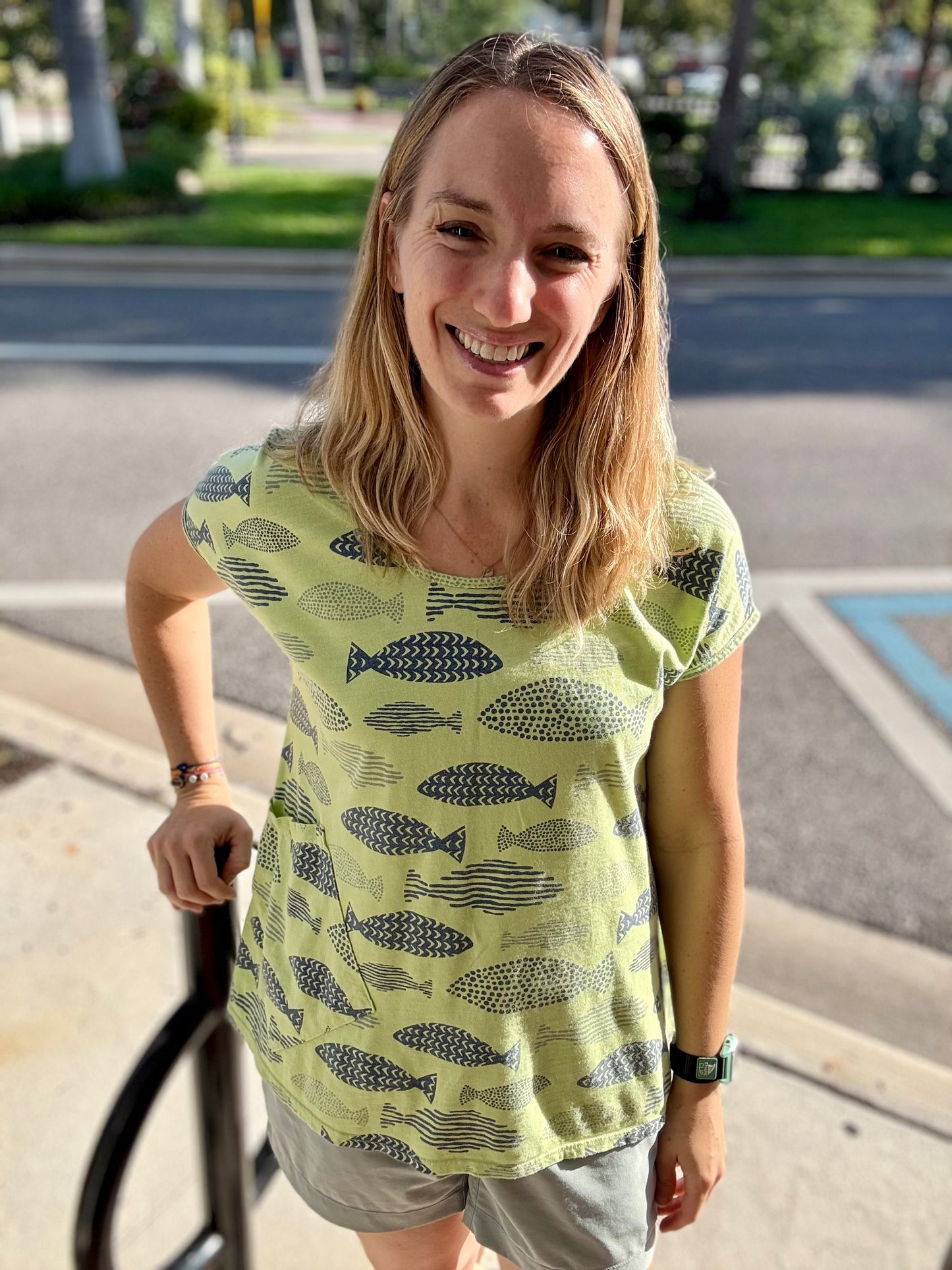 Cotton Lanai FY2550 Fish Pocket Top