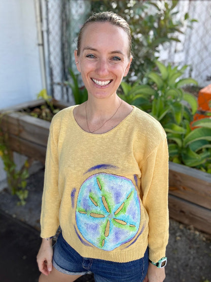 MoMo Sweater - Pastel Sand Dollar