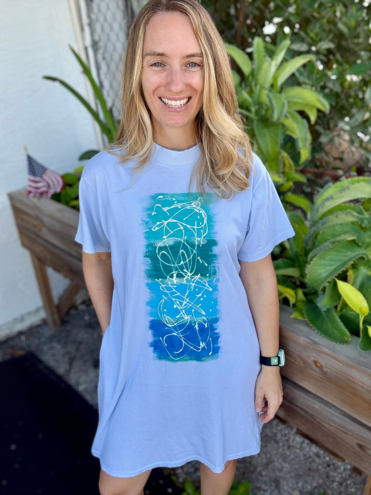 MoMo Painted 8175 Sea Swells Dress