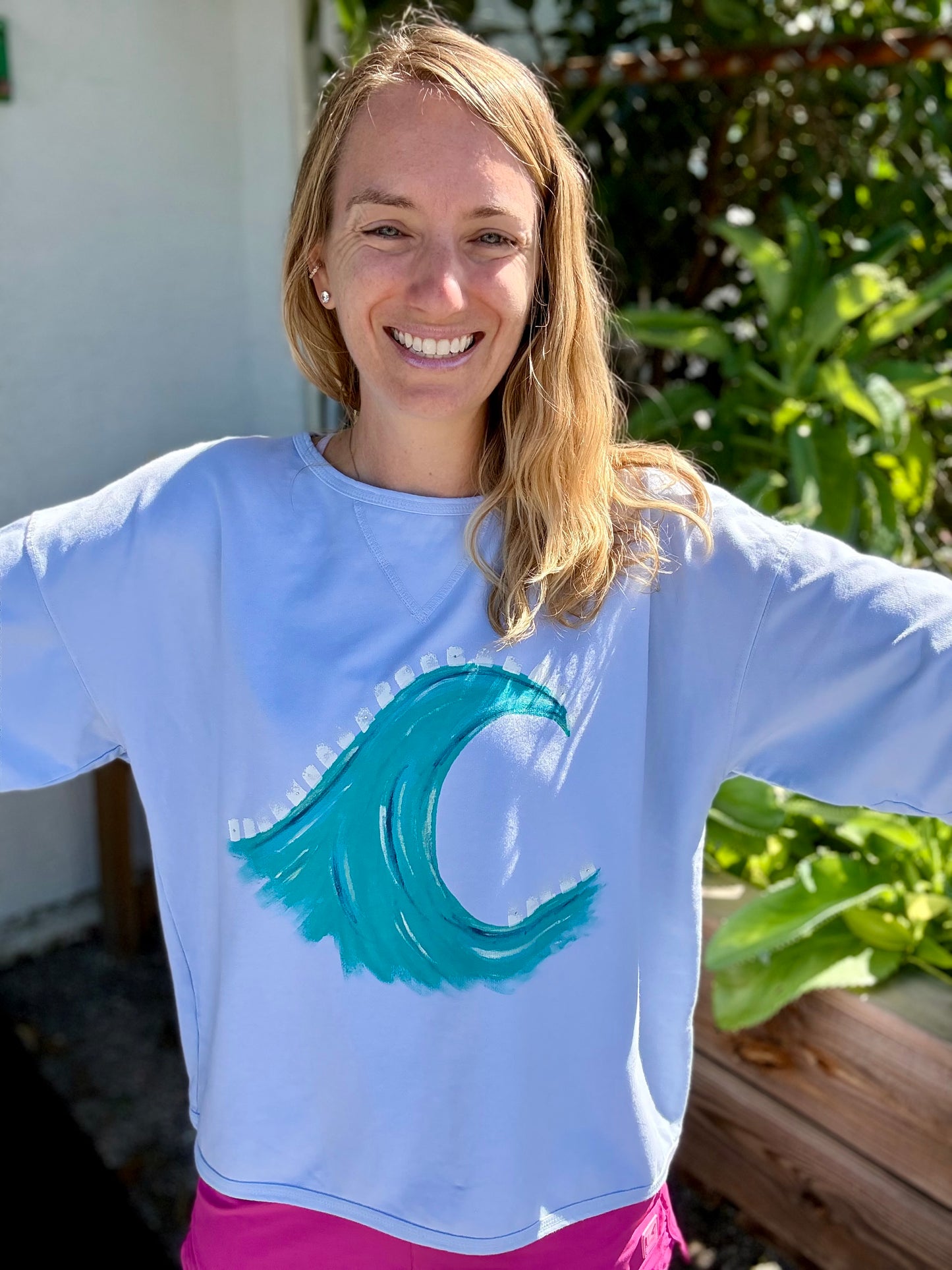 MoMo ST746 Painted Sea Spray Sweatshirt