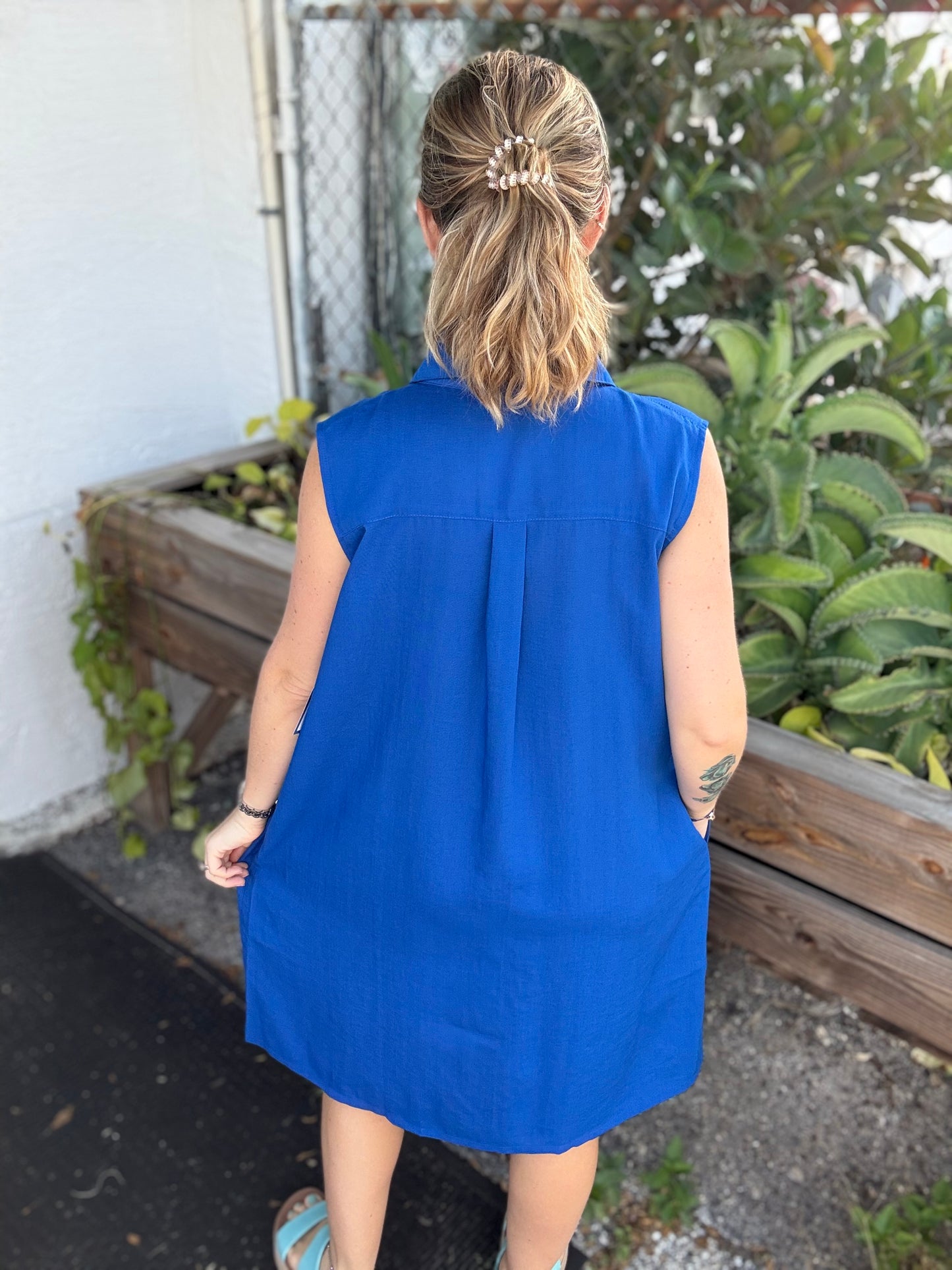 Fridaze AAD407 Simone Linen Dress