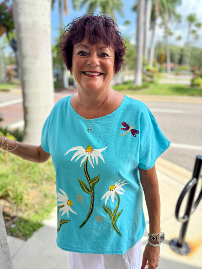 Peg 68 Painted Coneflower Trio Top