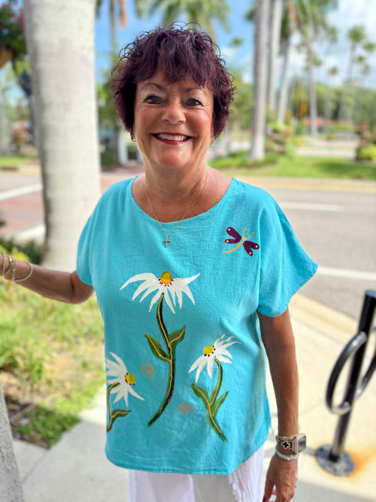 Peg 68 Painted Coneflower Trio Top
