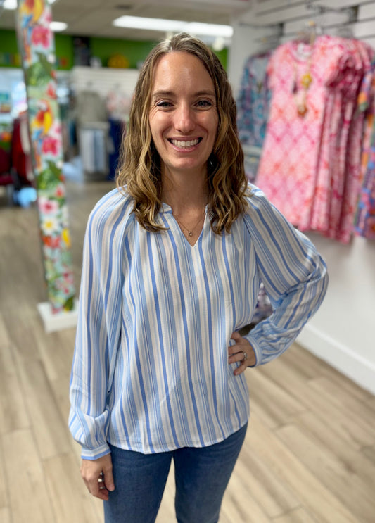 Mary Square Scarlette Harbor Lines Top