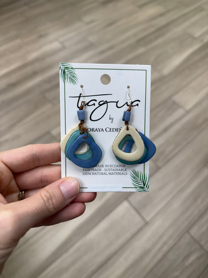 Tagua Katniss Earring