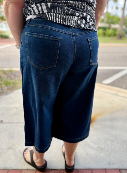 FDJ 2434843 Crop Denim Gaucho
