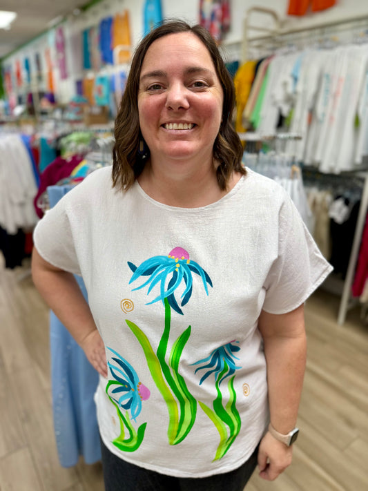 Peg 68 Painted Coneflower Trio Top