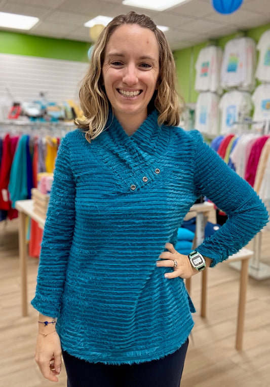 Multiples M45107TM Wrap Neck Top