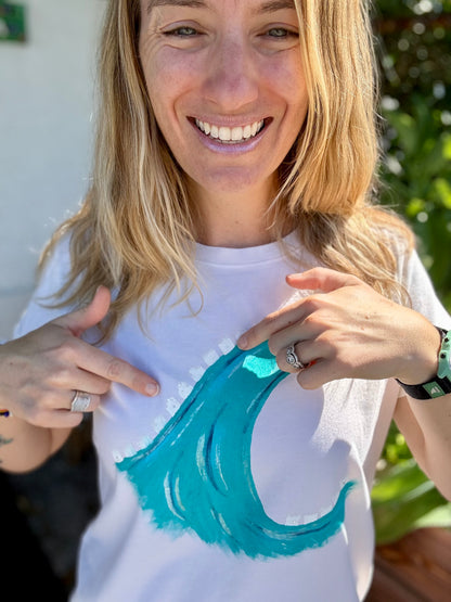 MoMo 8145 Painted Sea Spray Top