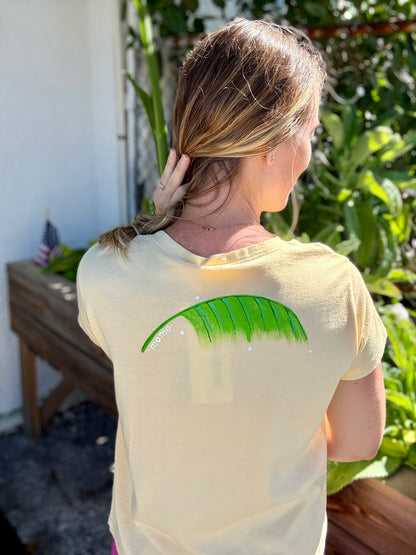 MoMo 8165 Painted Pop Palm Trio Top