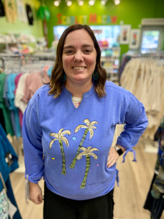 Kunky Louie Palm Tree Sweatshirt